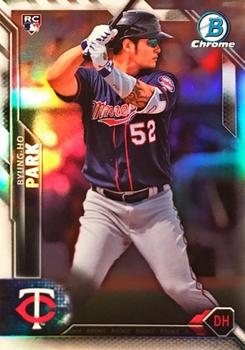 2016 Bowman Chrome - Refractor #7 Byung-Ho Park Front