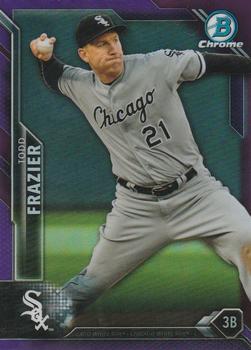 2016 Bowman Chrome - Purple Refractor #61 Todd Frazier Front