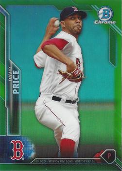 2016 Bowman Chrome - Green Refractor #49 David Price Front