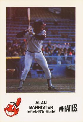 1982 Wheaties Cleveland Indians #NNO Alan Bannister Front