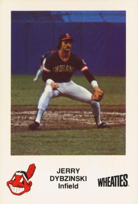 1982 Wheaties Cleveland Indians #NNO Jerry Dybzinski Front