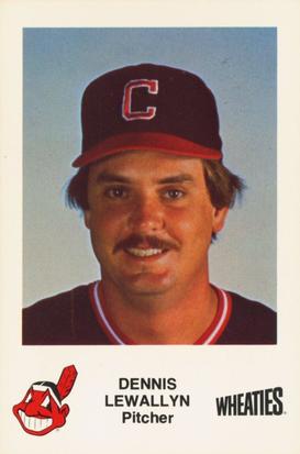 1982 Wheaties Cleveland Indians #NNO Dennis Lewallyn Front