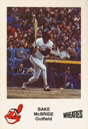 1982 Wheaties Cleveland Indians #NNO Bake McBride Front