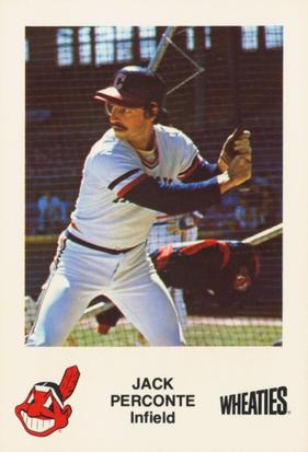 1982 Wheaties Cleveland Indians #NNO Jack Perconte Front