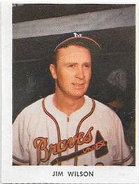 1955 Golden Stamps Milwaukee Braves #NNO Jim Wilson Front