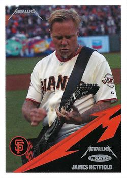 2015 San Francisco Giants Metallica #NNO James Hetfield Front
