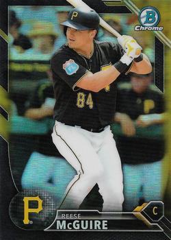 2016 Bowman Chrome - Prospects Black & Gold #BCP198 Reese McGuire Front
