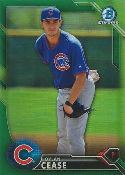 2016 Bowman Chrome - Prospects Green Refractor #BCP171 Dylan Cease Front