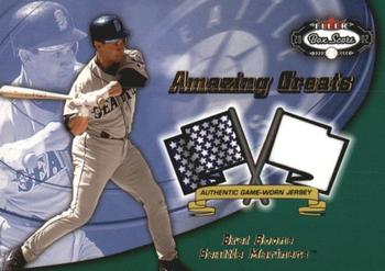 2002 Fleer Box Score - Amazing Greats Single Swatch #NNO Bret Boone  Front