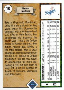 1989 Upper Deck #18 Ramon Martinez Back