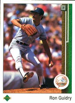 1989 Upper Deck #307 Ron Guidry Front