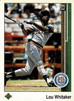 1989 Upper Deck #451 Lou Whitaker Front