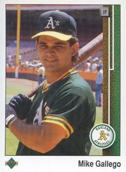 1989 Upper Deck #583 Mike Gallego Front