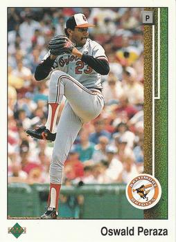 1989 Upper Deck #651 Oswald Peraza Front
