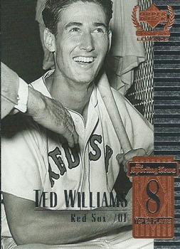 1999 Upper Deck Century Legends #8 Ted Williams Front