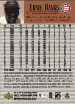 1999 Upper Deck Century Legends #38 Ernie Banks Back