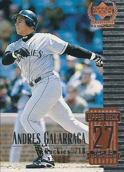 1999 Upper Deck Century Legends #77 Andres Galarraga Front