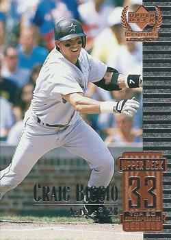 1999 Upper Deck Century Legends #83 Craig Biggio Front