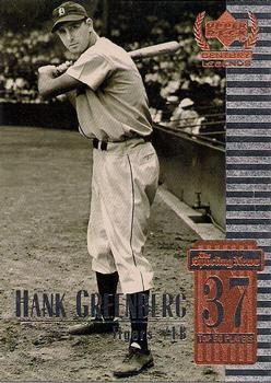 1999 Upper Deck Century Legends #37 Hank Greenberg Front