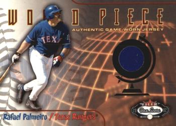 2002 Fleer Box Score - World Piece Game Used #NNO Rafael Palmeiro Front