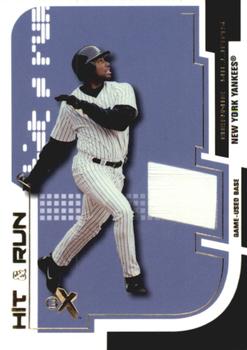 2002 Fleer E-X - Hit and Run Game Base #NNO Bernie Williams  Front