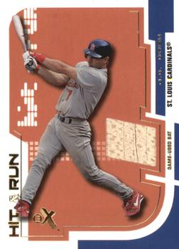 2002 Fleer E-X - Hit and Run Game Bat #NNO J.D. Drew  Front