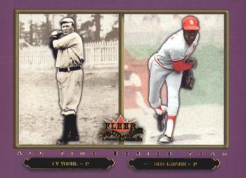2002 Fleer Fall Classic - Championship Gold #98 Cy Young / Bob Gibson Front