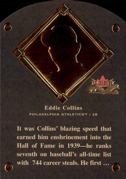 2002 Fleer Fall Classic - HOF Plaque #8 HF Eddie Collins Front
