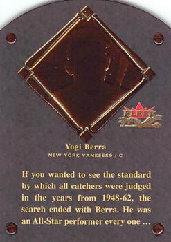 2002 Fleer Fall Classic - HOF Plaque #13 HF Yogi Berra Front