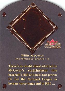 2002 Fleer Fall Classic - HOF Plaque #18 HF Willie McCovey Front