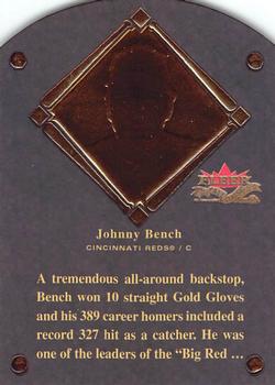 2002 Fleer Fall Classic - HOF Plaque #20 HF Johnny Bench Front