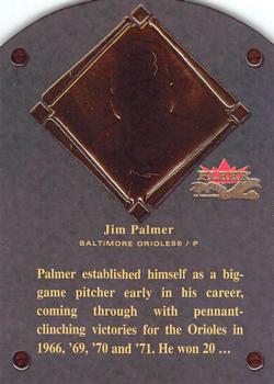 2002 Fleer Fall Classic - HOF Plaque #22 HF Jim Palmer Front