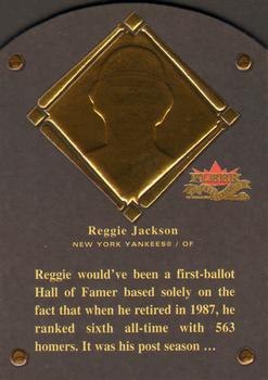 2002 Fleer Fall Classic - HOF Plaque #24 HF Reggie Jackson Front