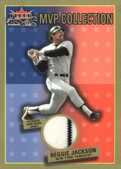 2002 Fleer Fall Classic - MVP Collection Game Used #NNO Reggie Jackson Front