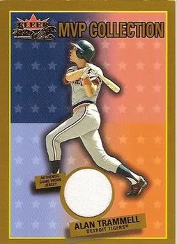 2002 Fleer Fall Classic - MVP Collection Game Used Gold #NNO Alan Trammell Front