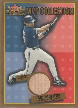 2002 Fleer Fall Classic - MVP Collection Game Used Gold #NNO Paul Molitor Front