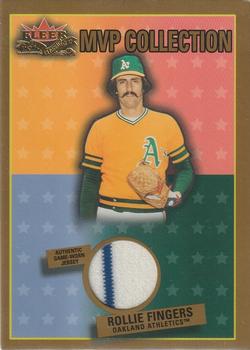 2002 Fleer Fall Classic - MVP Collection Game Used Gold #NNO Rollie Fingers Front