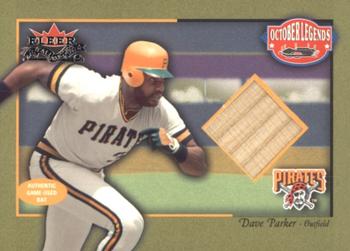 2002 Fleer Fall Classic - October Legends Game Used #NNO Dave Parker Front