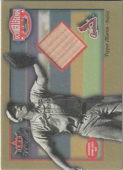 2002 Fleer Fall Classic - October Legends Game Used #NNO Pepper Martin Front