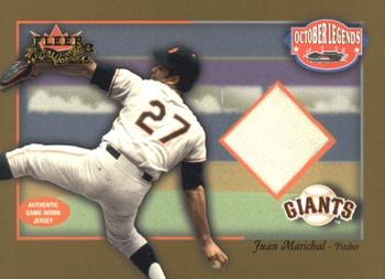 2002 Fleer Fall Classic - October Legends Game Used Gold #NNO Juan Marichal Front