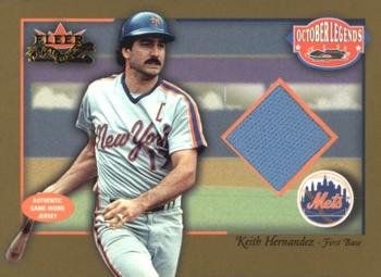 2002 Fleer Fall Classic - October Legends Game Used Gold #NNO Keith Hernandez Front