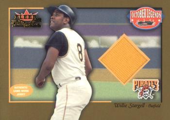 2002 Fleer Fall Classic - October Legends Game Used Gold #NNO Willie McCovey Front