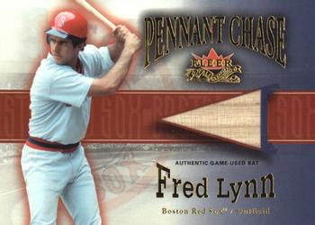 2002 Fleer Fall Classic - Pennant Chase Game Used #NNO Fred Lynn Front