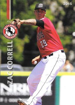2016 Grandstand Billings Mustangs #NNO Zac Correll Front