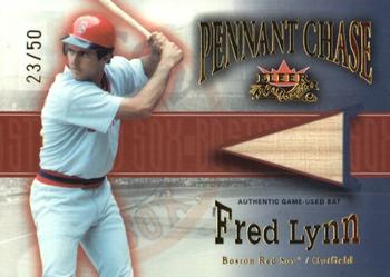 2002 Fleer Fall Classic - Pennant Chase Game Used Dual #NNO Fred Lynn / Thurman Munson Front