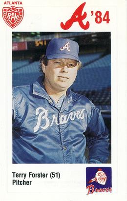 1984 Atlanta Braves Police #NNO Terry Forster Front