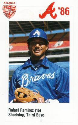 1986 Atlanta Braves Police Baseball - Trading Card Database