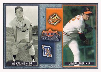 2002 Fleer Fall Classic - Rival Factions #15 RF Al Kaline / Jim Palmer Front