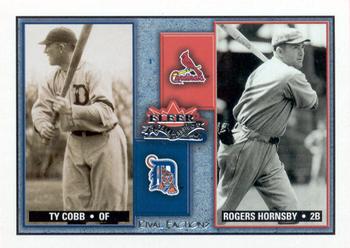 2002 Fleer Fall Classic - Rival Factions #38 RF Ty Cobb / Rogers Hornsby Front