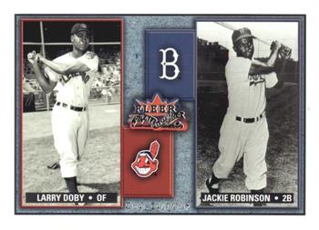 2002 Fleer Fall Classic - Rival Factions #8 RF Larry Doby / Jackie Robinson Front